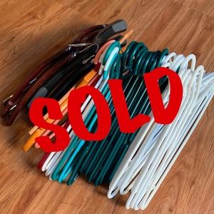SOLD! ASSORTMENT BUNDLE OF HANGERS (X 34)